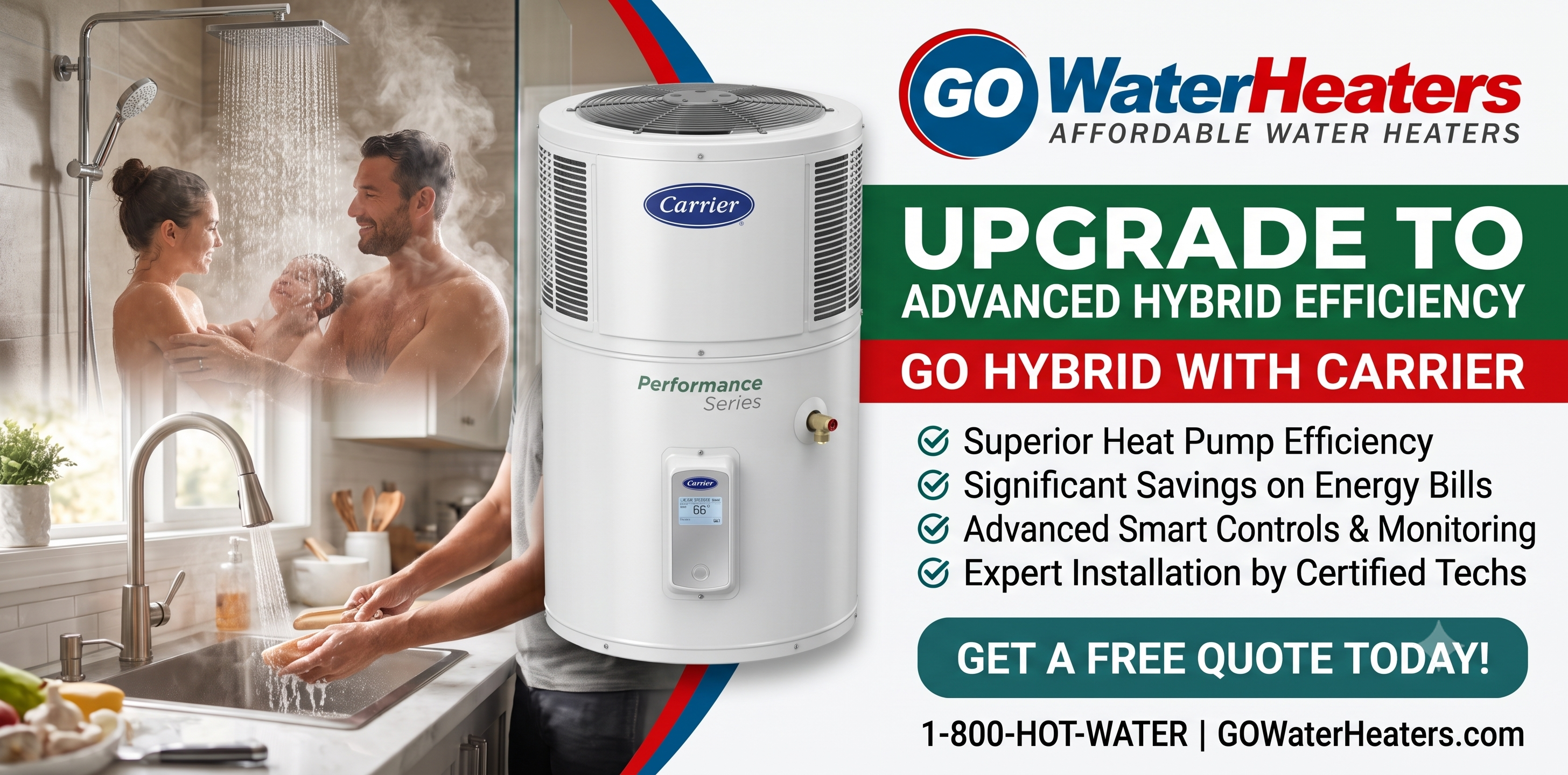 Carrier Water Heater Repair in Paramount CA by Go Water Heaters